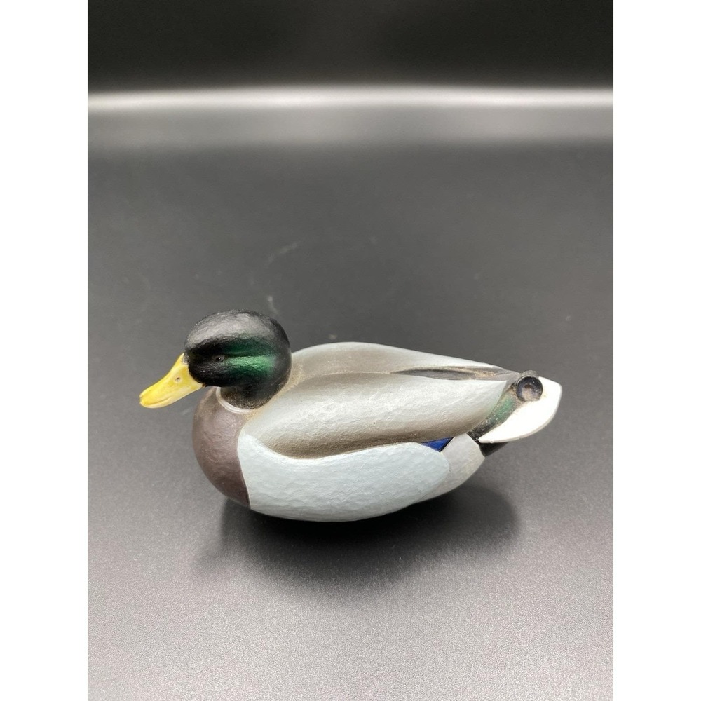 Jett Brunet Ducks Unlimited Miniature Hand Painted Mallard Duck Year 2000